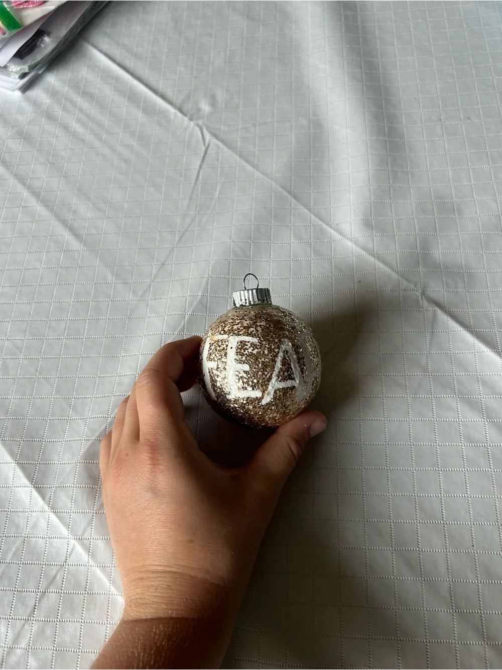 Handmade Taylor Swift Glitter Holiday Ornaments - First 10 Albums